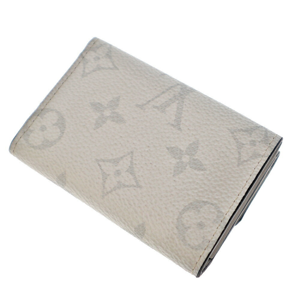 Louis Vuitton Wallet Off Leather Taiga Antarctica SK White Discovery - Picture 2 of 6